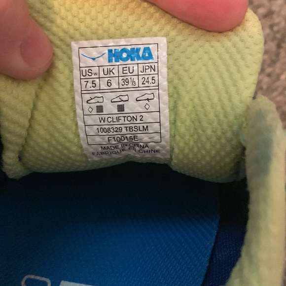 EUC Women’s size 7.5 HOKA ONE ONE Orhtolite Clifton 2 athletic shoes. - Picture 8 of 9